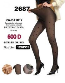 Rajstopy damskie (S-3XL/12szt)