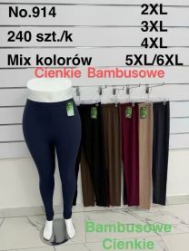 PLUS_Spodnie legginsy damskie (2-6XL /12szt)