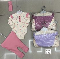 Komplet niemowlęcy Turecka (3-12/12kpt)