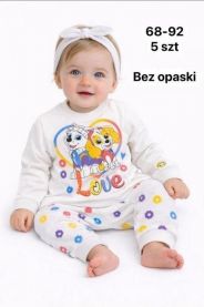 Komplet niemowlęcy Turecka (68-92/10kpt)