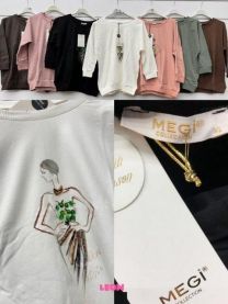 Bluzy bez kaptura włoska (uniwersalny/6szt)