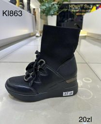 Botki na koturnie  (36-41/12P)