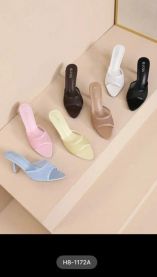 Klapki na obcasie (36-41/12P)