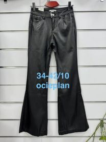 Spodnie ekoskóra damskie (34-42/10szt)