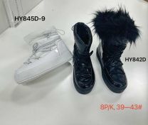 (38-43/8P)Botki Śniegowce damskie 