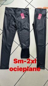 Spodnie ekoskóra damskie (S-2XL/12szt)