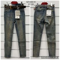 Spodnie jeansowe damskie (27-33/12szt)