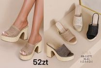 Klapki na obcasie (36-41/12P)