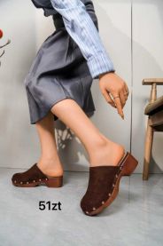 Klapki na obcasie (36-41/12P)