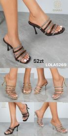 Klapki na obcasie (36-41/12P)