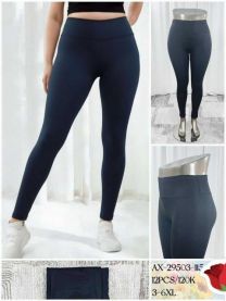 Spodnie leginsy damskie (3-6XL/12szt)