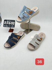 Klapki na koturnie (36-42/12P)