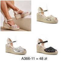 Sandały na koturnie (36-41/12P)