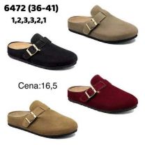 Klapki zakryte palce damskie (36-41/12P)