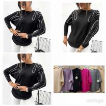 Swetry damskie (L-3XL/12szt)