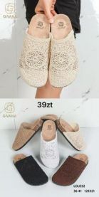 Klapki zakryte palce damskie (36-41/12P)