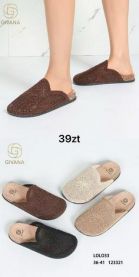Klapki zakryte palce damskie (36-41/12P)