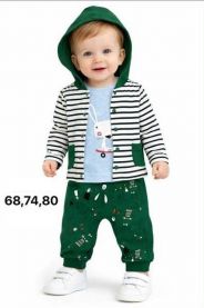 Komplet niemowlęcy Turecka (68-80/12kpt)