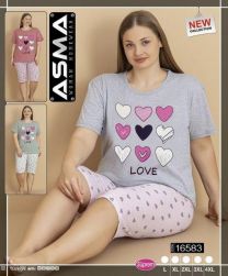 Piżama damska Turecka (L-4XL/15kpt)