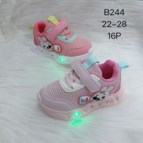 Buty sportowe na rzepy dziewczynka (22-28/16P)