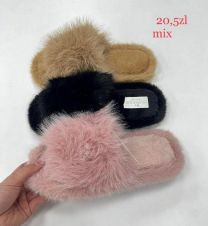 Kapcie odkryte palce damskie(36-41/36P)