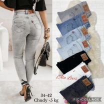 Spodnie jeansowe damskie (34-42/10szt)