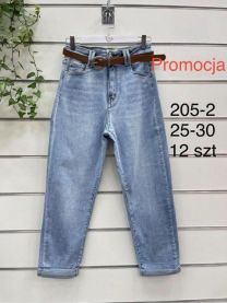 Spodnie jeansowe damskie (25-30/12szt)