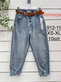 Spodnie jeansowe damskie (XS-XL/10szt)