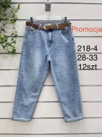 Spodnie jeansowe damskie (28-33/12szt)