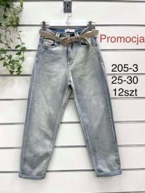 Spodnie jeansowe damskie (25-30/12szt)