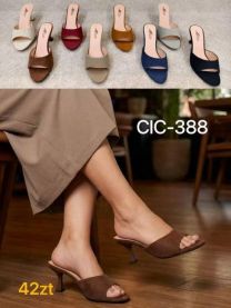 Klapki na obcasie (36-41/12P)