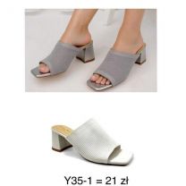Klapki na obcasie (36-41/12P)