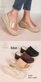 Klapki na koturnie (36-41/12P)