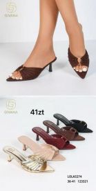 Klapki na obcasie (36-41/12P)