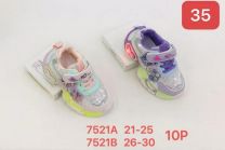 Buty sportowe na rzepy dziewczynka (21-25/10P)