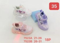 Buty sportowe na rzepy dziewczynka (21-26/18P)
