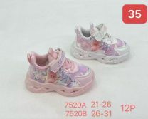 Buty sportowe na rzepy dziewczynka (21-26/12P)
