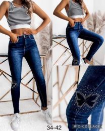 Spodnie Jeans damskie (34-42/12SZT)