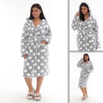 Szlafrok Damskie (L-3XL/4szt)
