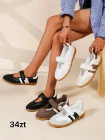Buty sportowe na rzepy damskie (36-41/12P)