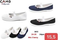 Trampki wsuwane dziewczynka (24-29/24P)