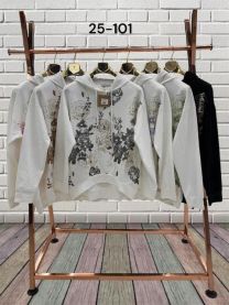 Bluzy z kapturem damskie (S-XL/10szt)