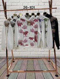 Bluzy z kapturem damskie (S-XL/10szt)