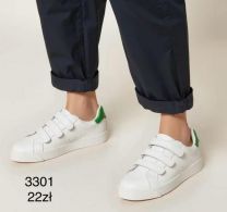 Buty sportowe na rzepy damskie (36-41/12P)