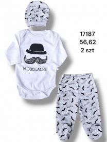 Komplet niemowlęcy Turecka (56-62/12kpt)