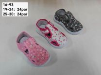 Trampki na rzepy dziewczynka (25-30/24P)