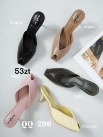 Klapki na obcasie (36-41/12P)