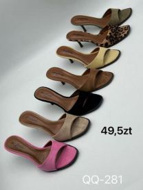 Klapki na obcasie (36-41/12P)