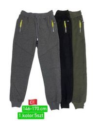 Spodnie dresowe chłopięce (146-170/5szt)