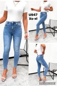 Spodnie jeans damskie (XS-XL/10szt)